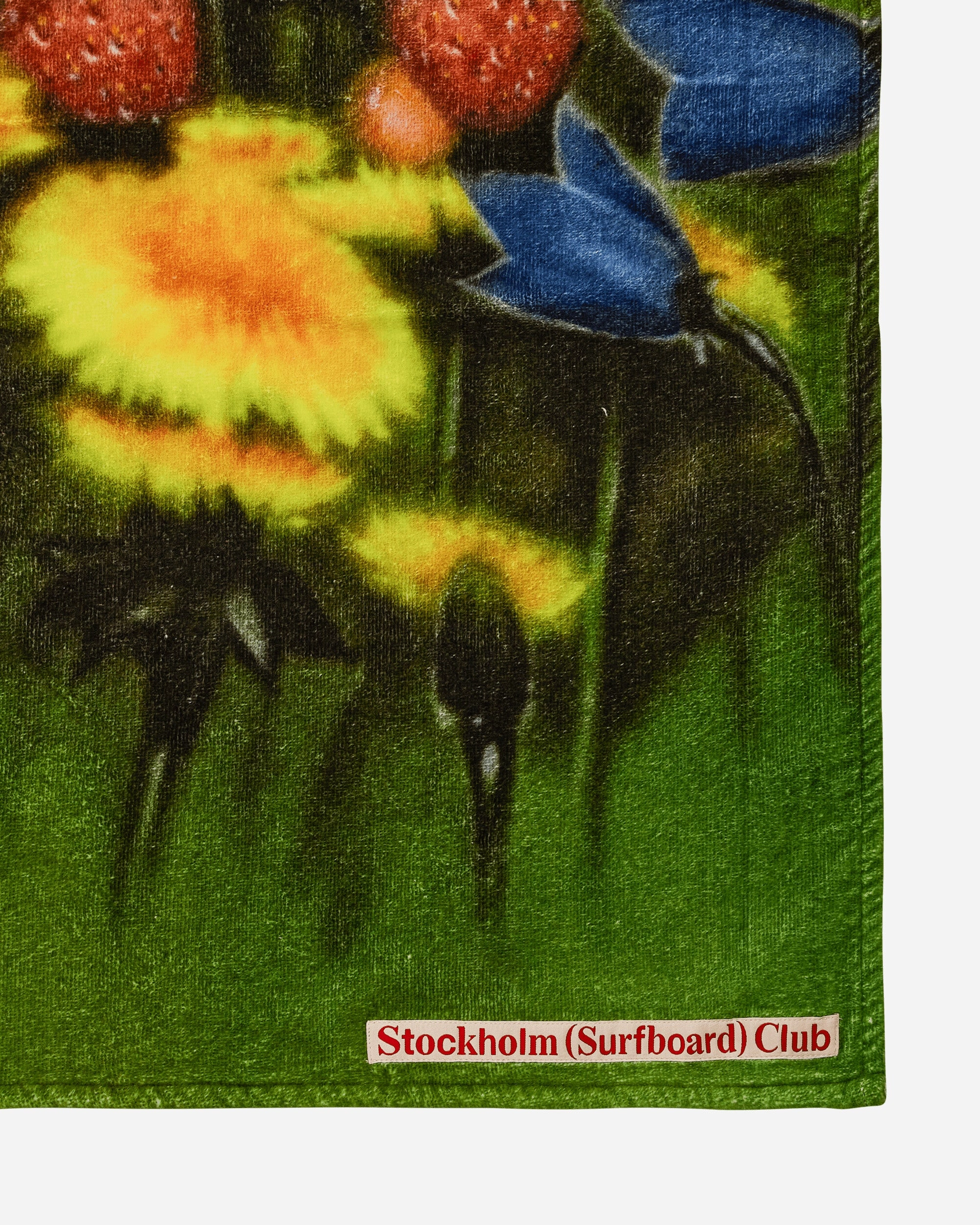 Airbrush Flowers Beach Towel Multicolor