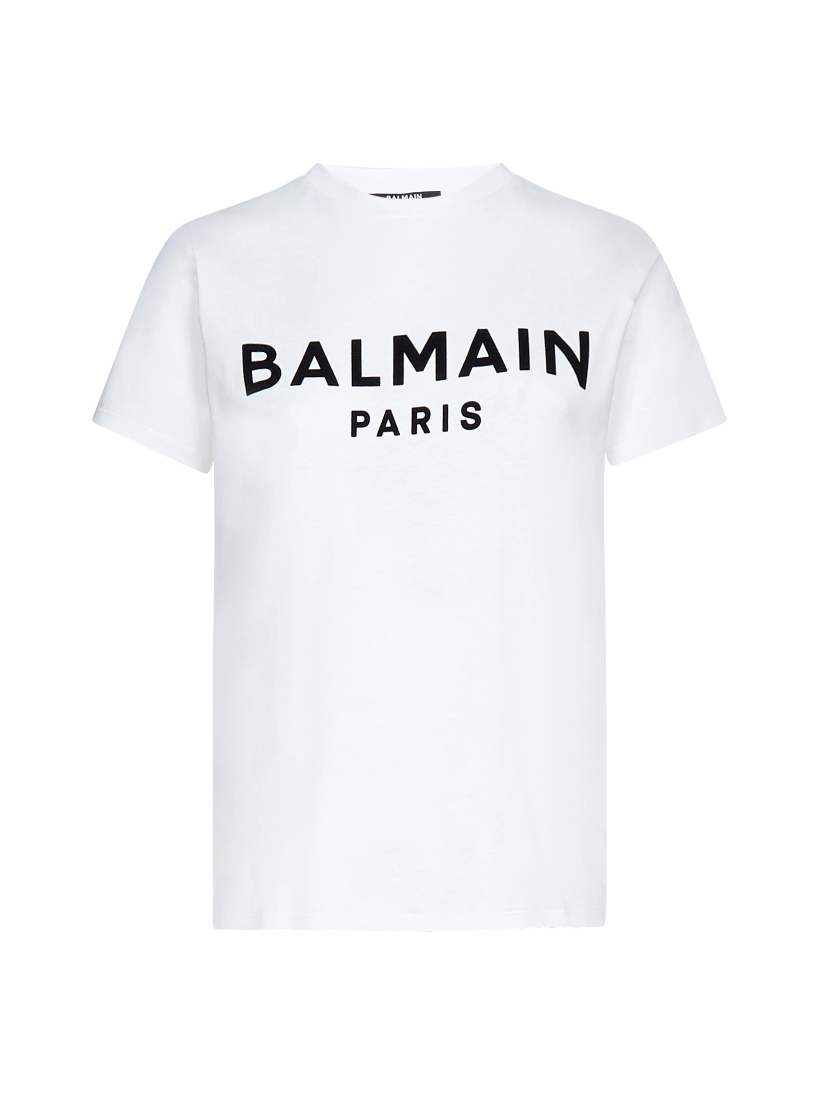 Balmain Logo Printed Crewneck T-Shirt
