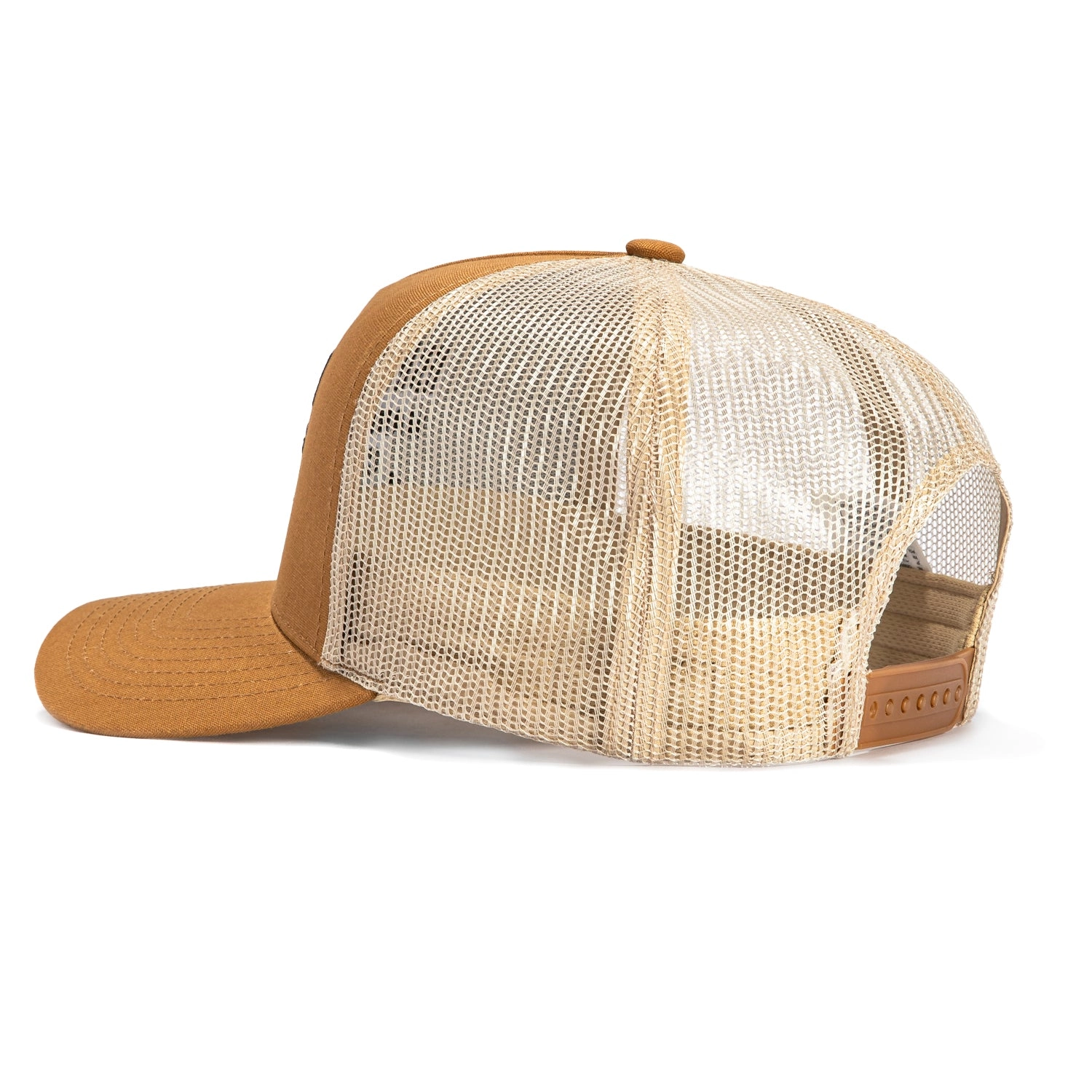 Brixton Redoubt Mesh Snapback Trucker Hat - Brown