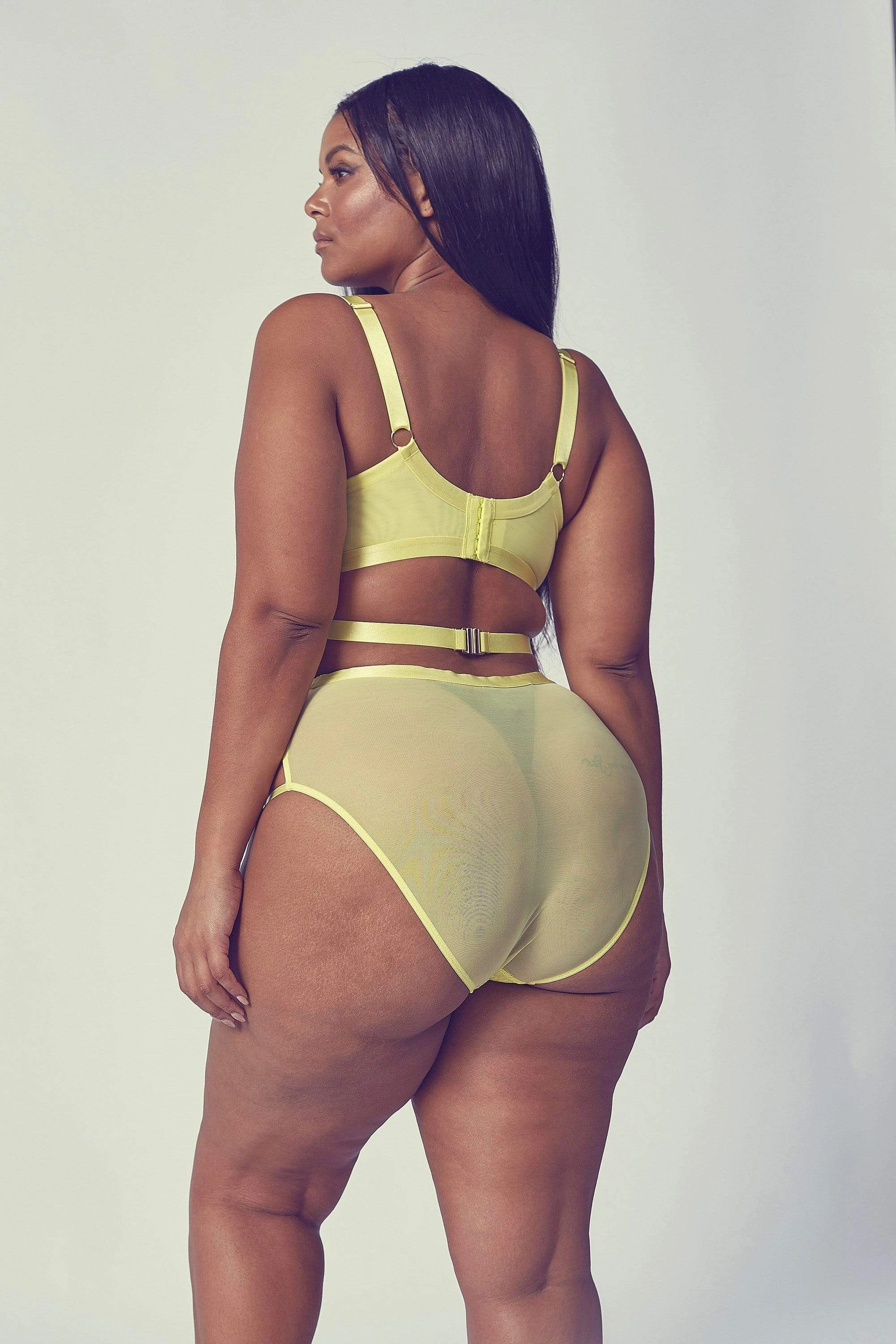 Devon Lime High Waist Brief