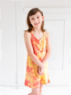Em Braided Tie Dye Tank Dress