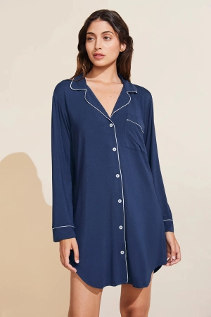 Gisele TENCEL™ Modal Sleepshirt | Navy