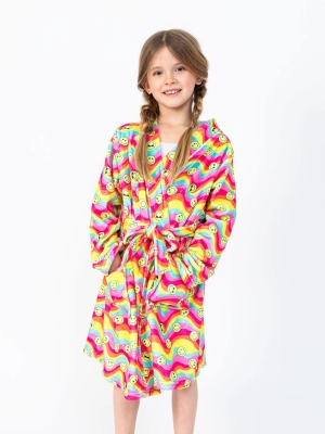 Groovy Smiles Plush Robe