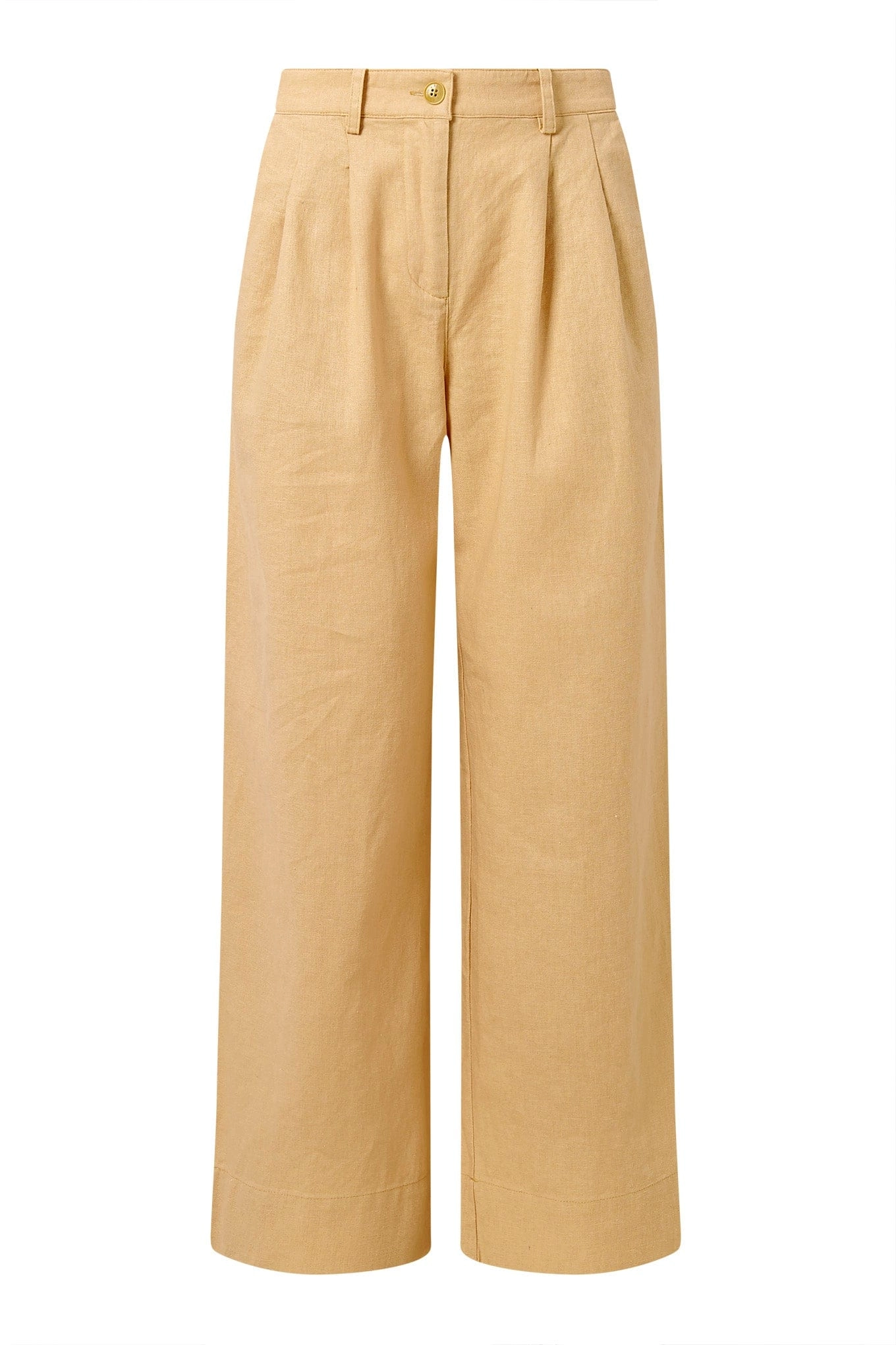 Lion Women's Organic Linen Cotton Trousers | Sand