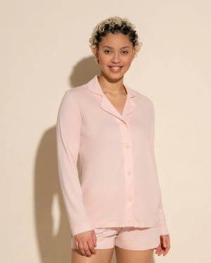 Long Sleeve Top & Boxer Pajama Set