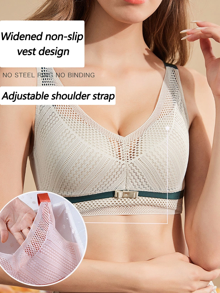 Mesh Breathable Full Coverage Minimizer Bras