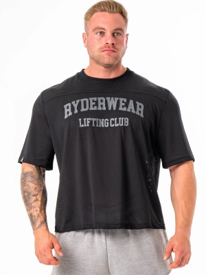 Mesh Flex T-Shirt - Black
