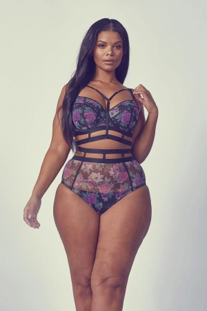 Nemi Floral Strappy Brief