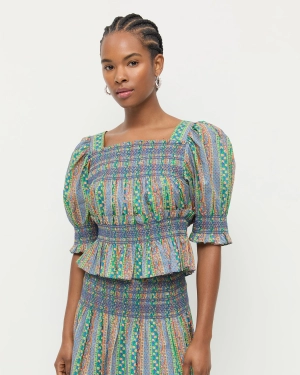 Nicola Smocked Blouse