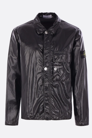 overshirt in Mussola Gommata -TC