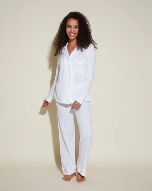 Petite Long Sleeve Top & Pant Pajama Set