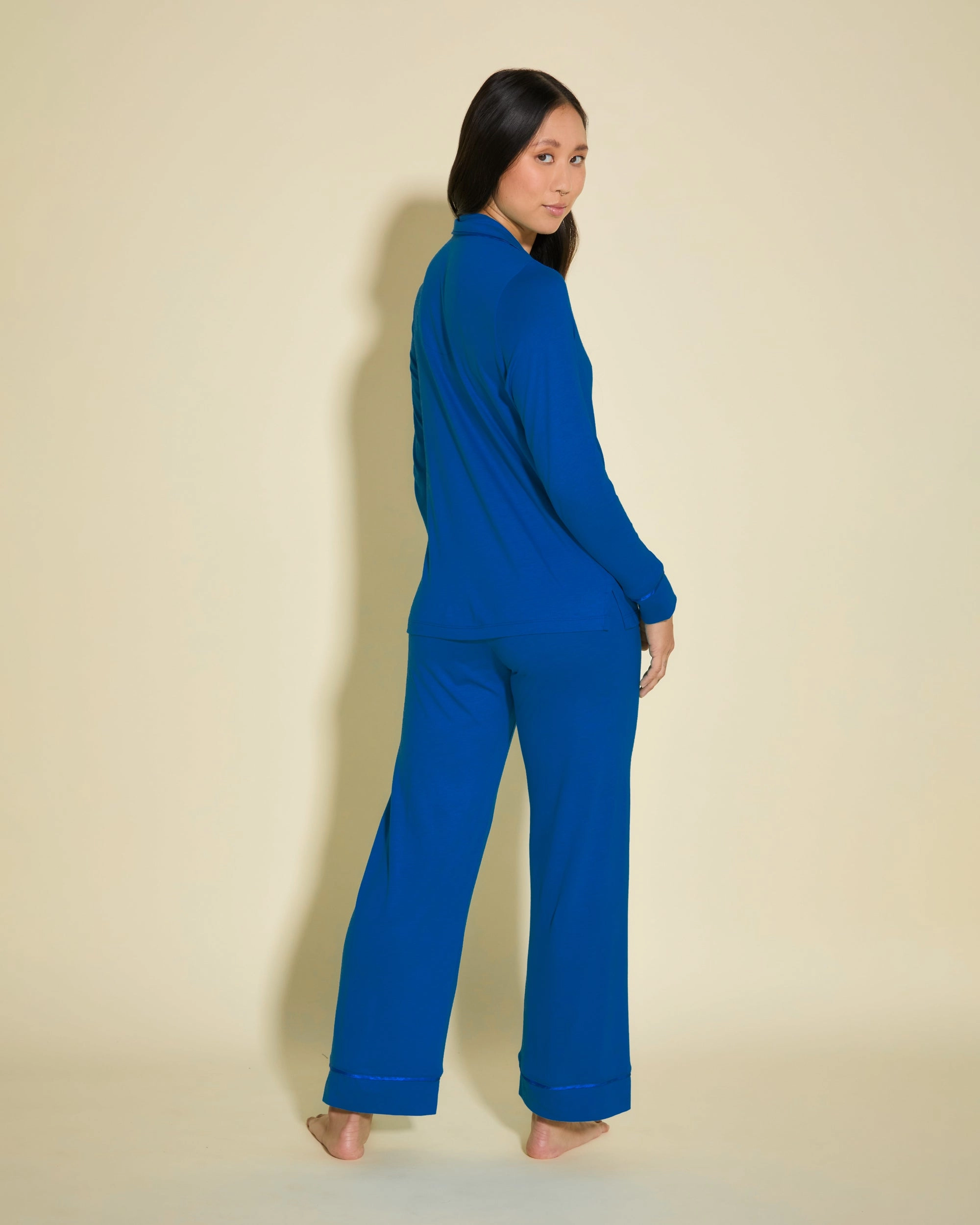 Petite Long Sleeve Top & Pant Pajama Set