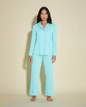 Petite Long Sleeve Top & Pant Pajama Set