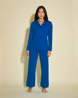 Petite Long Sleeve Top & Pant Pajama Set