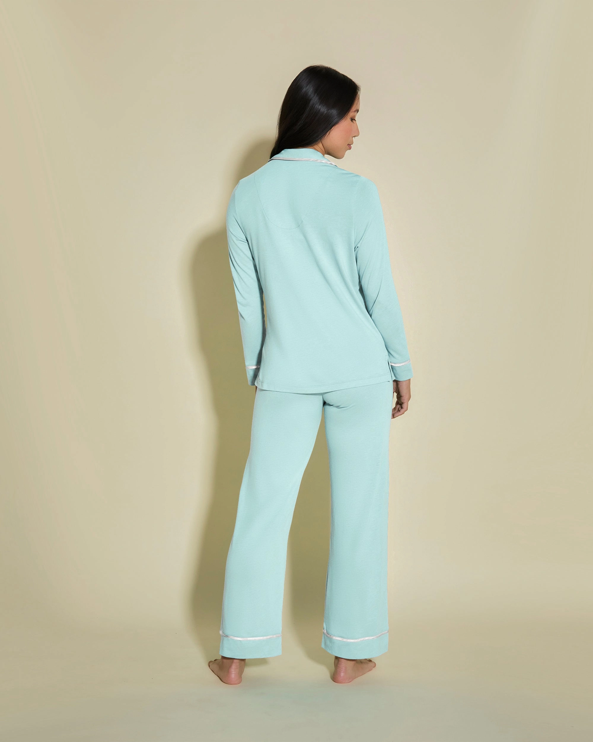 Petite Long Sleeve Top & Pant Pajama Set