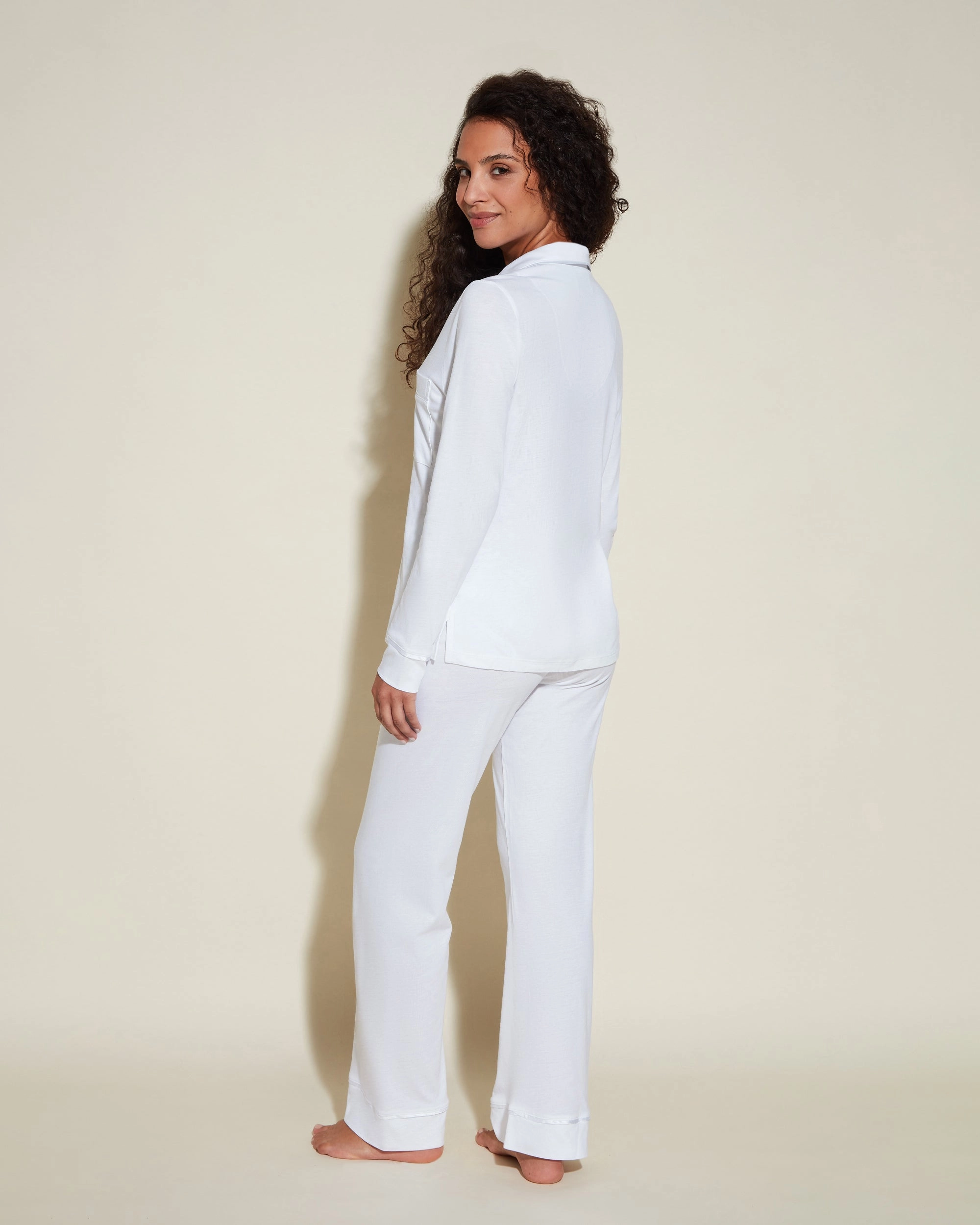 Petite Long Sleeve Top & Pant Pajama Set