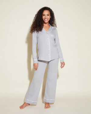 Petite Long Sleeve Top & Pant Pajama Set