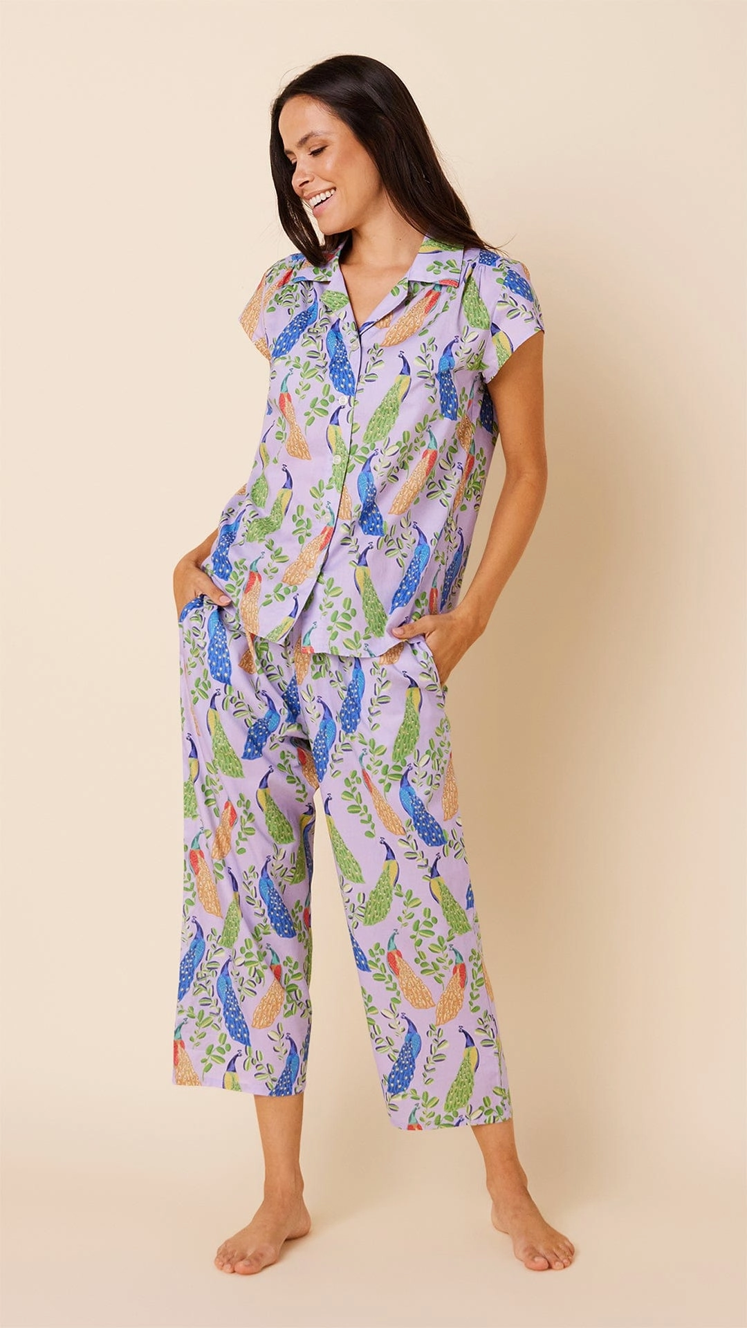Posh Peacock Luxe Pima Capri