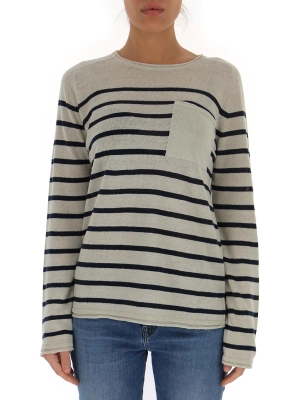 'S Max Mara Striped Long Sleeve Top