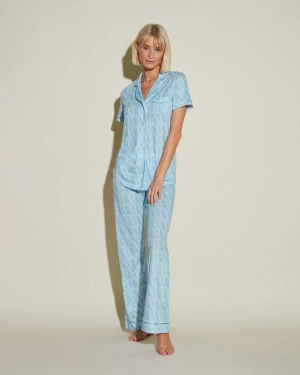 Short Sleeve Top & Pant Pajama Set