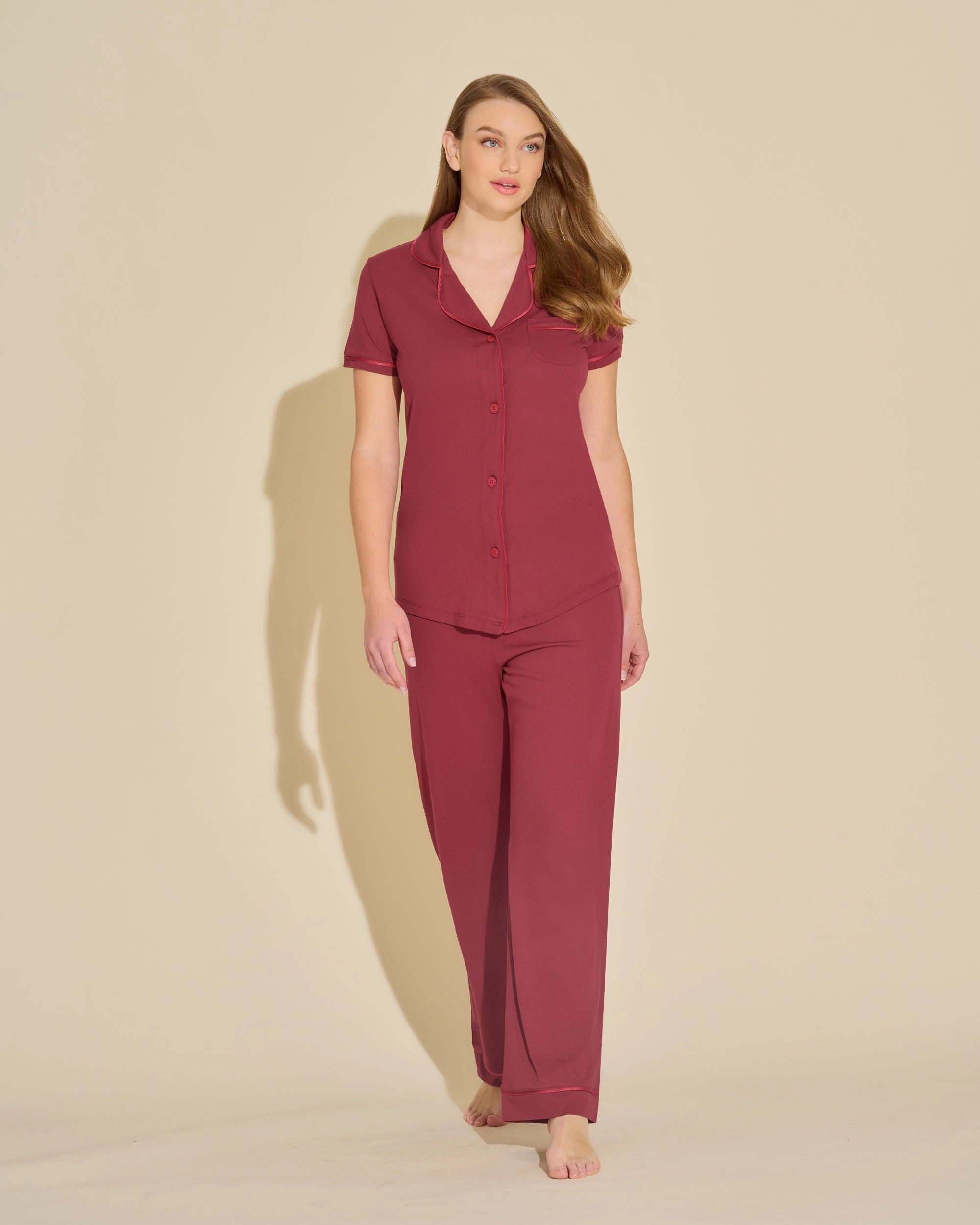 Short Sleeve Top & Pant Pajama Set