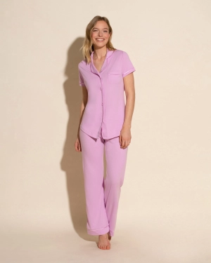 Short Sleeve Top & Pant Pajama Set