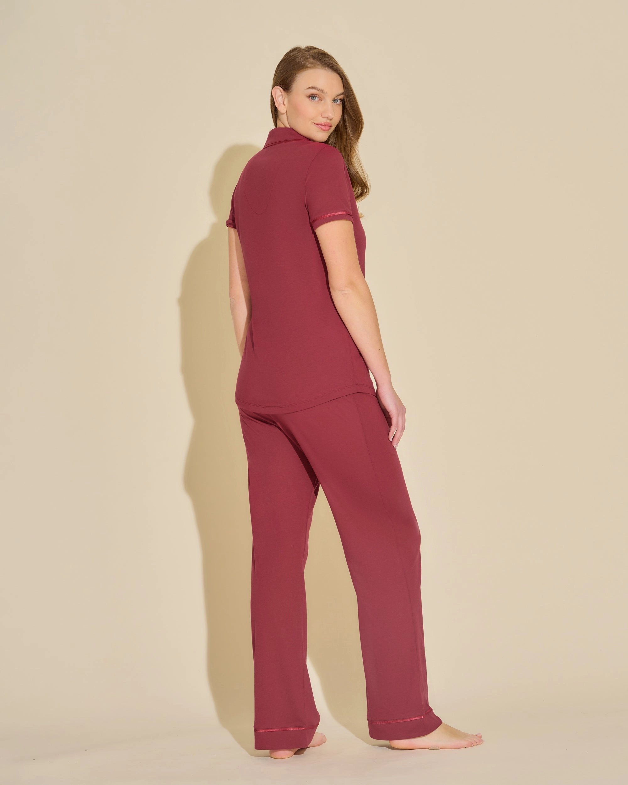 Short Sleeve Top & Pant Pajama Set