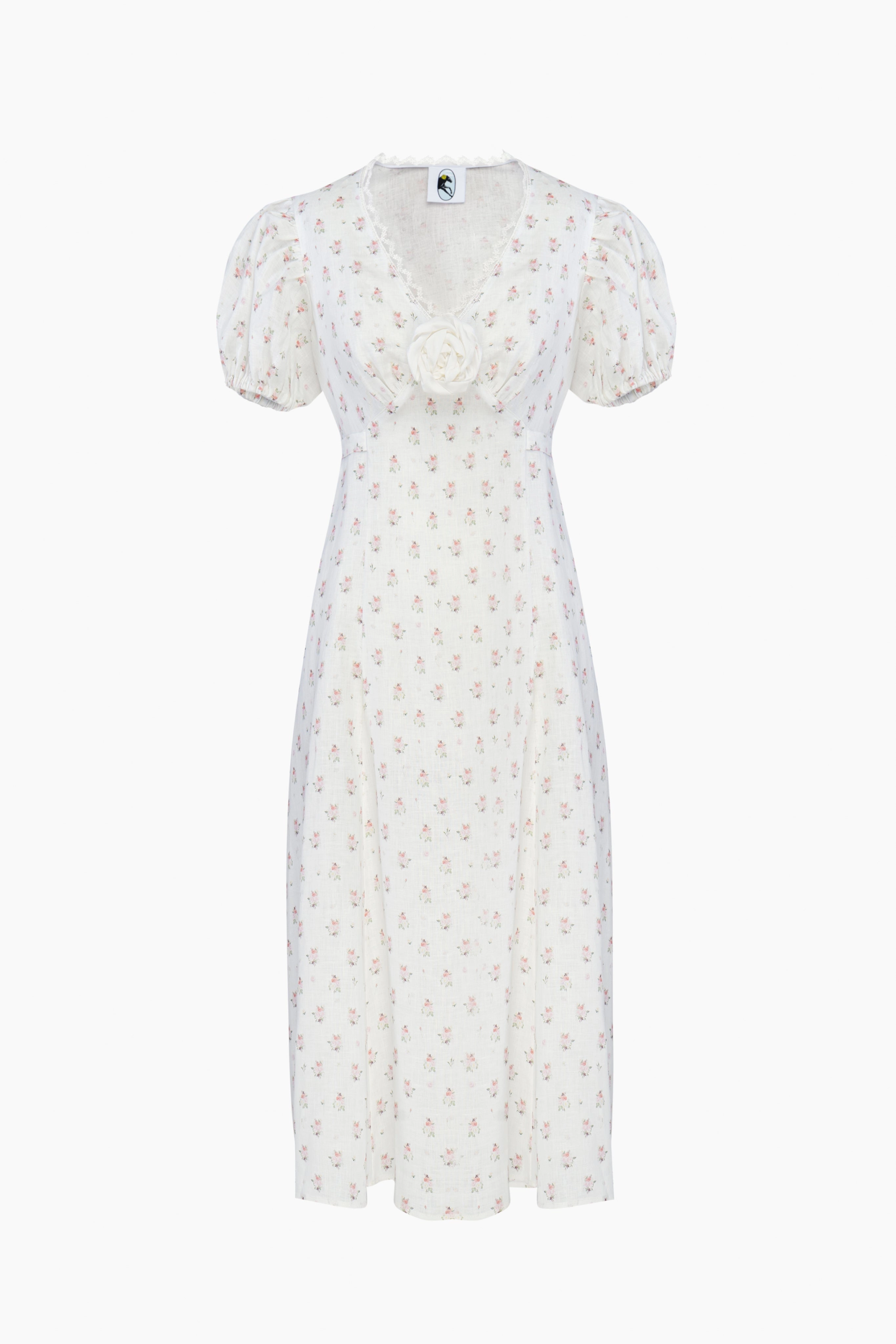 The Genus Rosa Dress in Bouquets