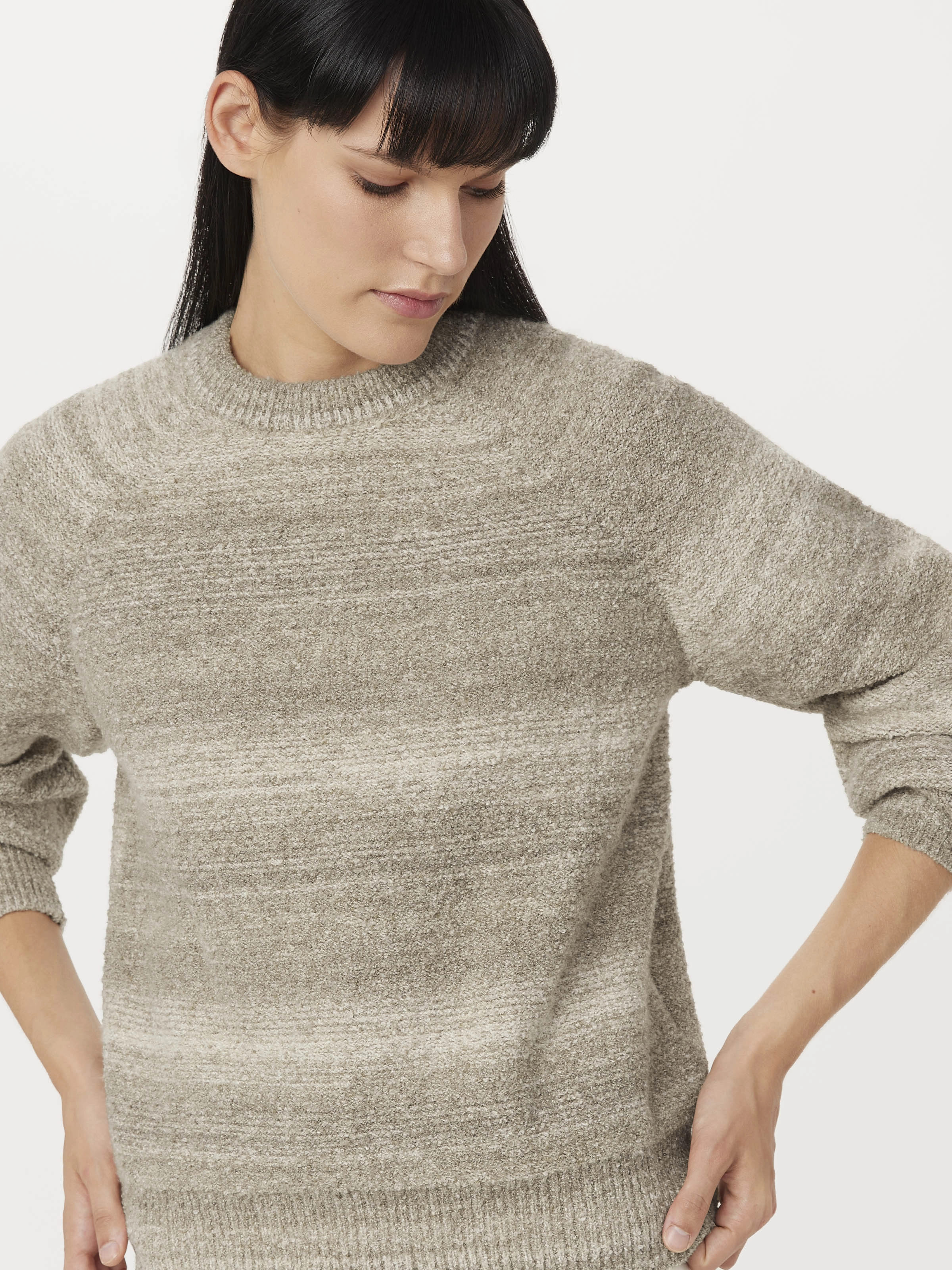 The Seawool® Crewneck Sweater in Light Beige